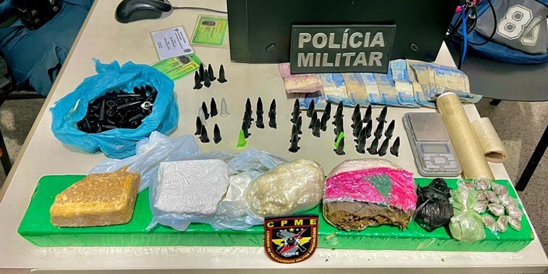 Dois suspeitos são presos em menos de 12 horas, com drogas em Aracaju