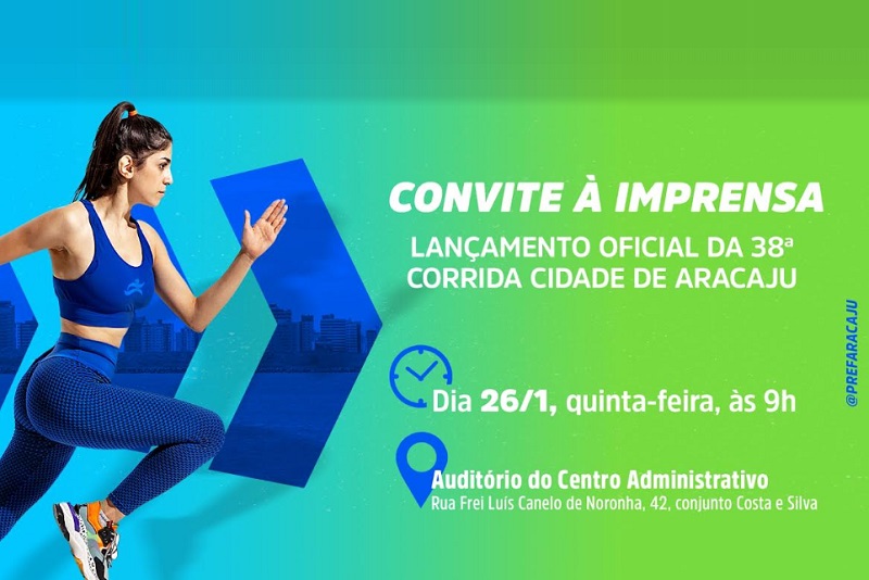 Prefeitura de Aracaju apresenta detalhes da “38ª Corrida Cidade de Aracaju”