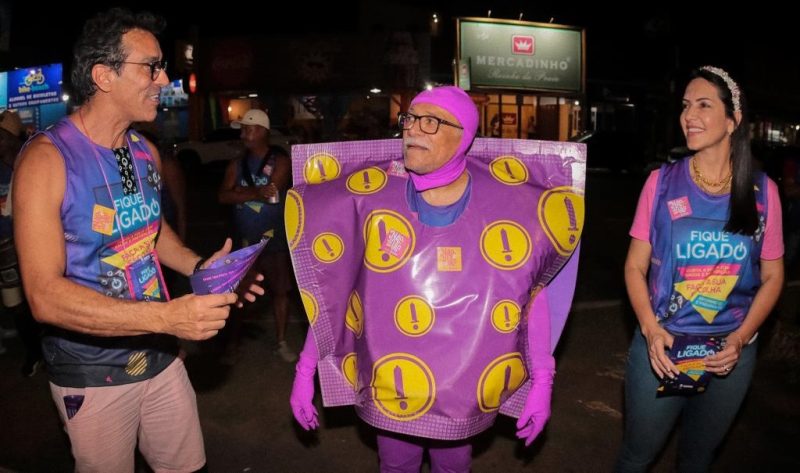 Campanha ‘Não é não! Oxe!’ conscientiza foliões durante o Carnaval