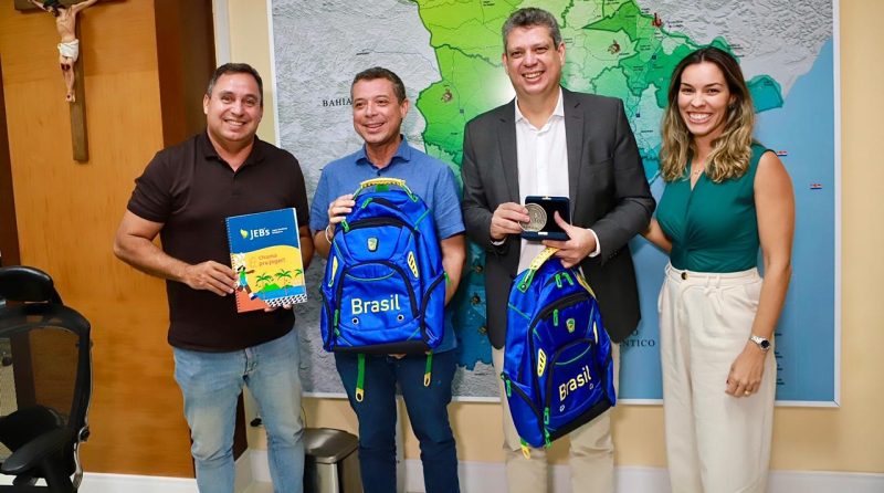 Fábio e Márcio Macedo discutem realização de Jogos Escolares Brasileiros em Sergipe