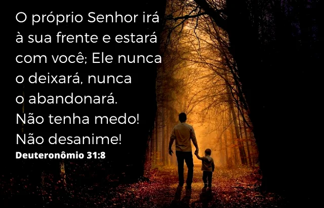 Deus está com você