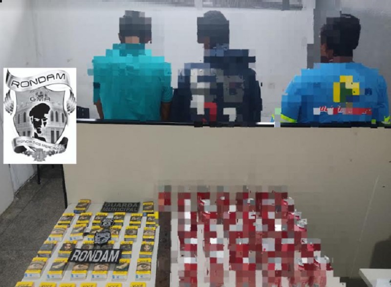 Homens furtam vários produtos de loja no mercado central em Aracaju, mas são presos pela GM