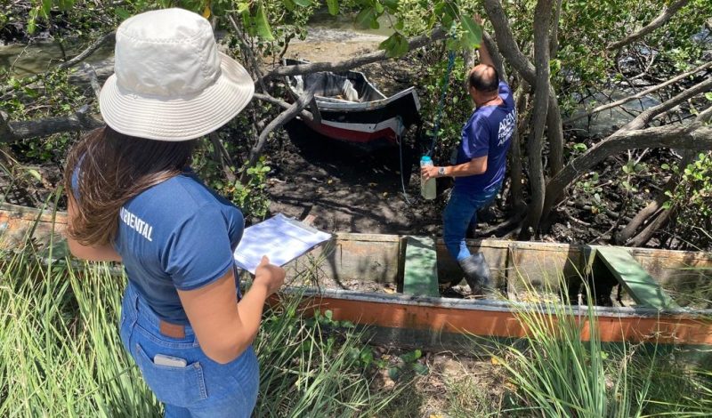 Laudo: Aponta esgoto doméstico como um dos fatores pela mortandade de peixes no Rio do Sal