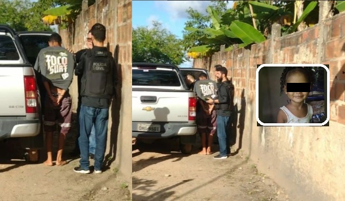 Padrasto é preso suspeito de espancar e provocar a morte da criança de 4 anos