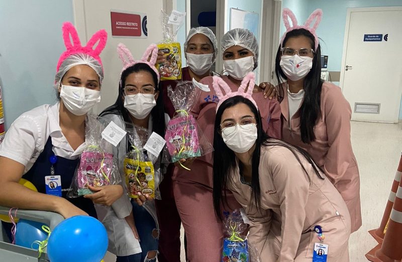 Grupo Hapvida NotreDame Intermédica promove ação de Páscoa no Hospital Gabriel Soares