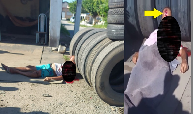 Dono de borracharia leva tiro na cabeça em tentativa de homicídio