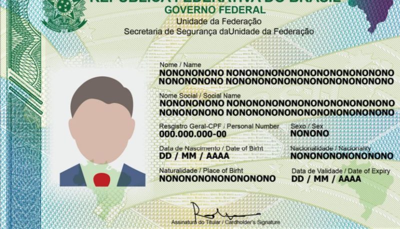 Nova carteira de identidade será emitida sem informação sobre sexo