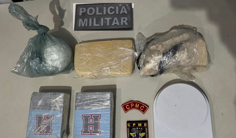 CPMC e CPME apreende 5kg de drogas em Socorro