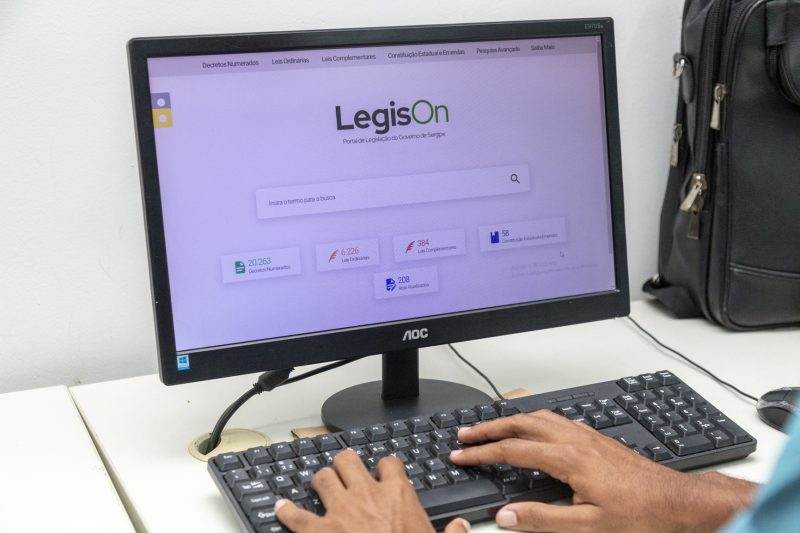 Leis de Sergipe podem ser acessadas no Portal de Legislação do Governo