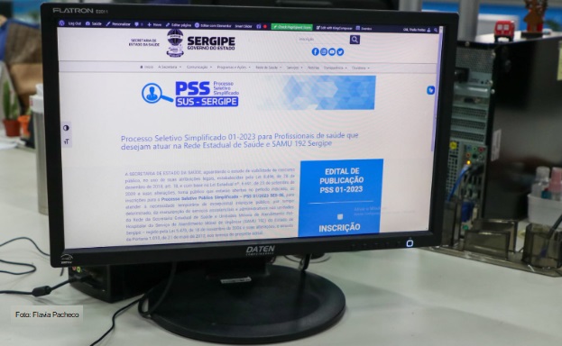 Inscrições para o PSS da Saúde de Sergipe encerram-se nesta segunda-feira, dia 15