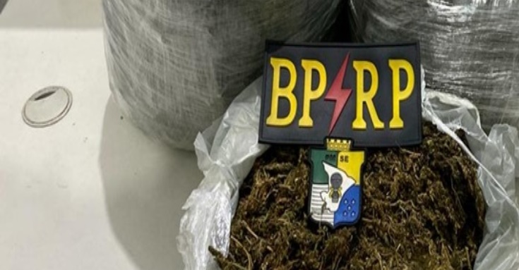 Radiopatrulha apreende 12,5 Kg de maconha em Nossa Senhora do Socorro