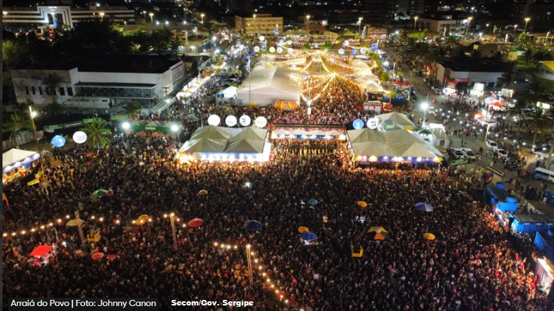 Confira programação completa do Arraiá do Povo deste domingo, dia 11 de Junho