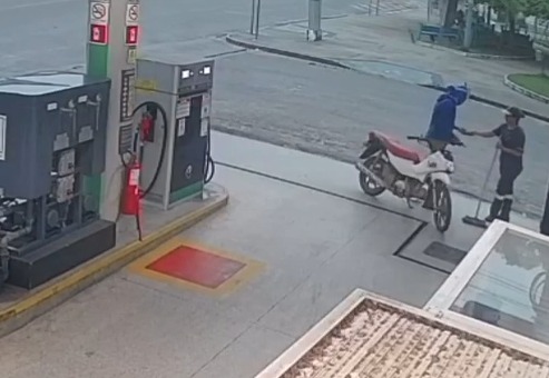 Polícia procura autor de roubo ocorrido em posto de combustível de Campo do Brito