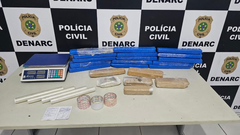 Cerca de 15 kg de maconha são apreendidos na Zona Norte de Aracaju