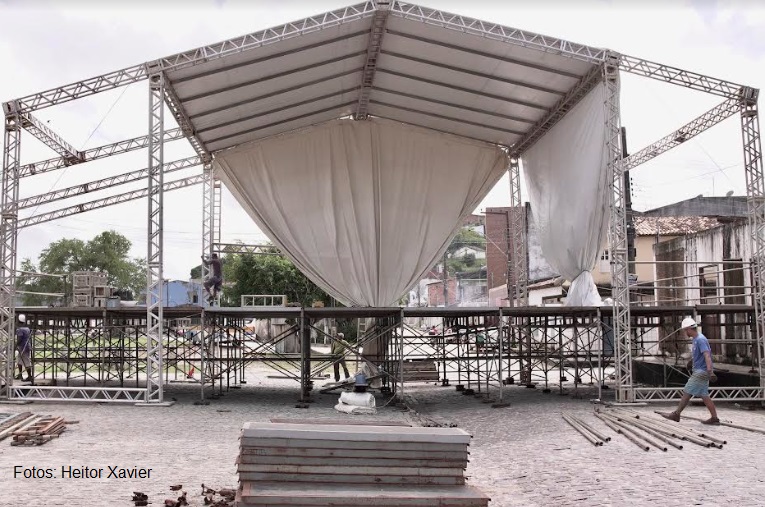 Prefeitura de São Cristóvão monta estrutura para o “São João da Tradição no Centro Histórico”, veja a programação