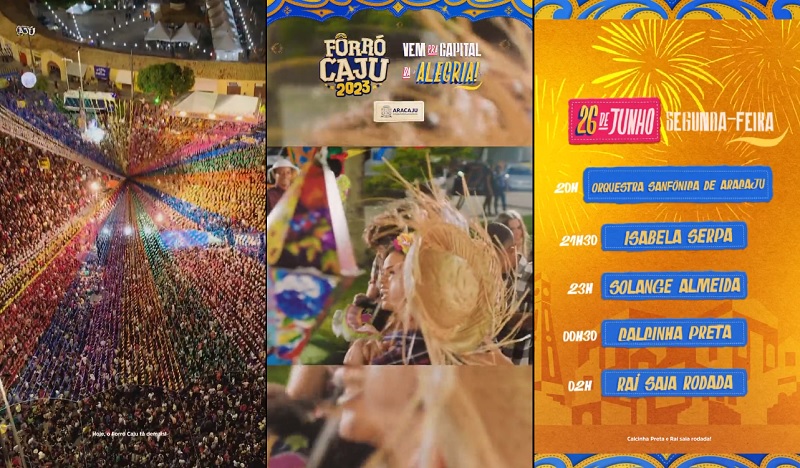 Calcinha Preta e Solange Almeida estão na programação do Forró Caju desta segunda-feira, 26