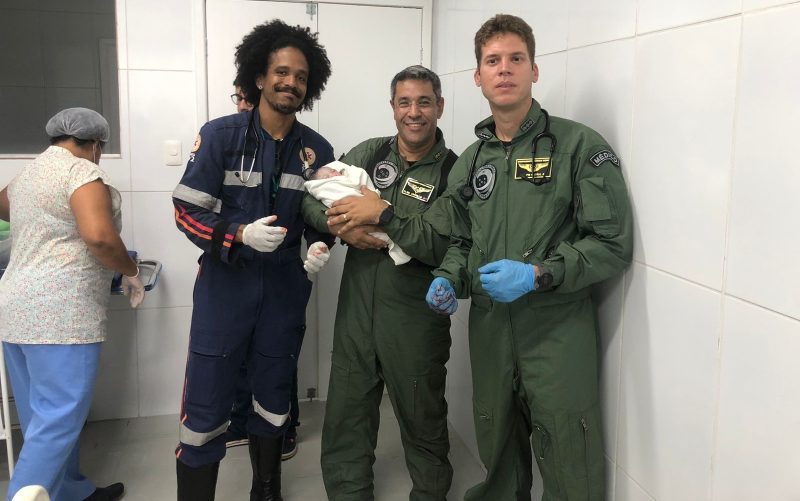 GTA faz parto de bebê e resgata representante comercial na Serra de Itabaiana