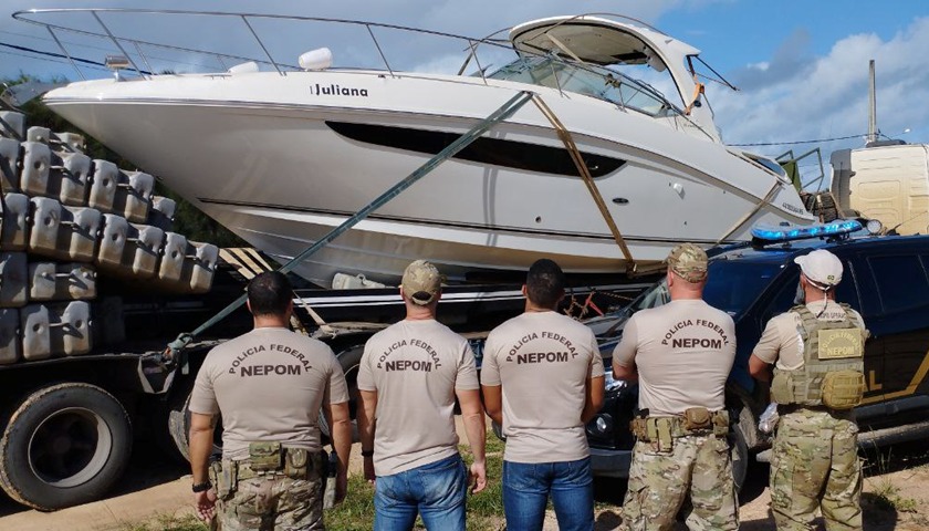 PF/SE recebe lancha para patrulhamento em alto-mar