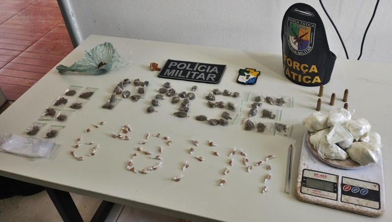 PM apreende drogas e munições após confronto com criminosos em Estância