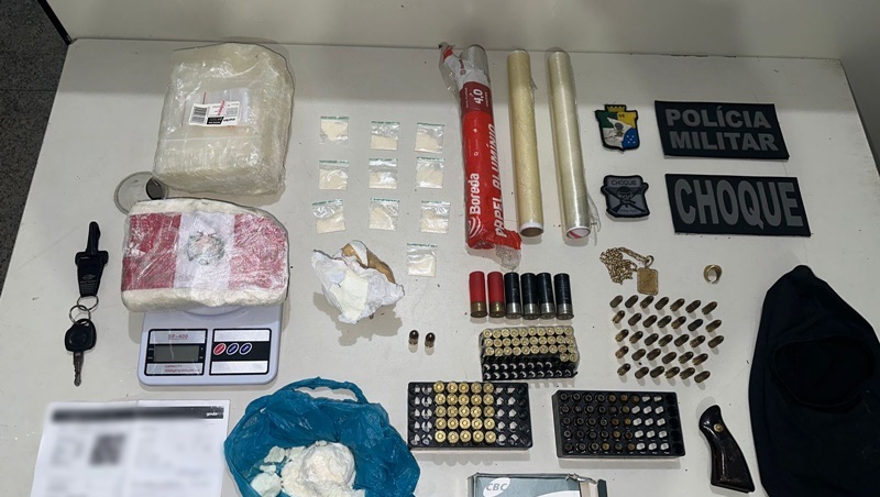 Suspeito de comercializar drogas e munições em Nossa Senhora do Socorro é preso