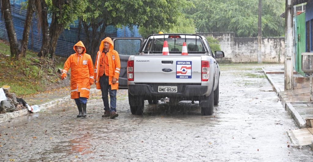 Defesa Civil registra 69 mm de chuva em 24 horas; tempo permanece chuvoso até domingo, 9