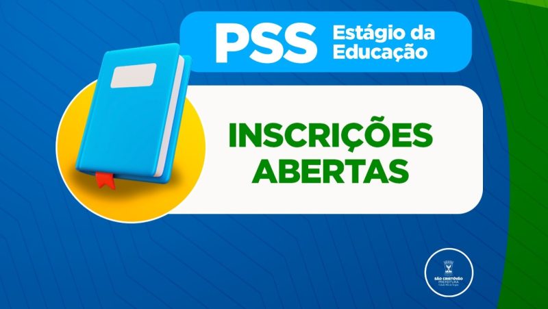 Prefeitura de São Cristóvão abre inscrições para estágio em várias áreas da Secretaria de Educação