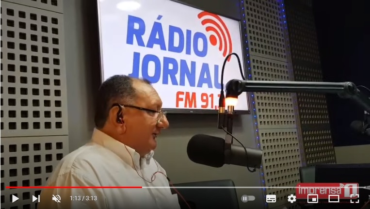 Morre em Aracaju, o radialista “O Bola de Ouro”, Augusto Junior- ASSISTA O VÍDEO