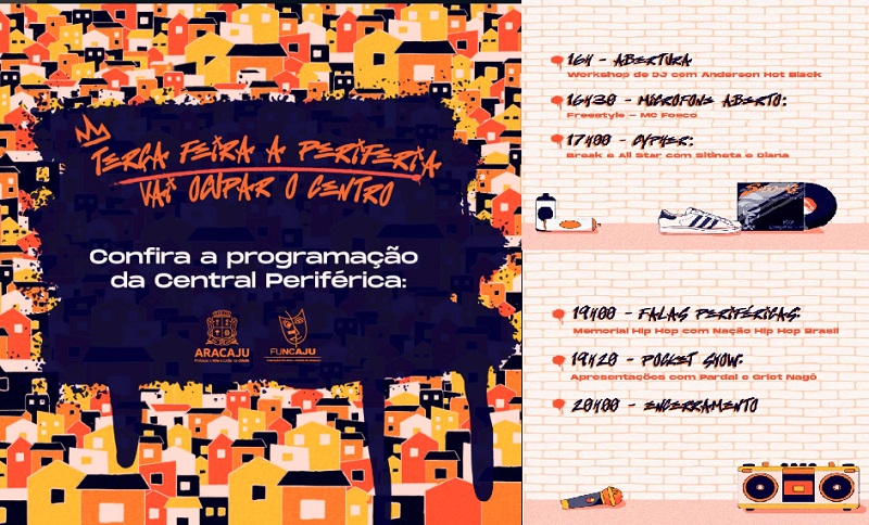 Funcaju realiza o “Central Periférica” nesta terça-feira, dia 05