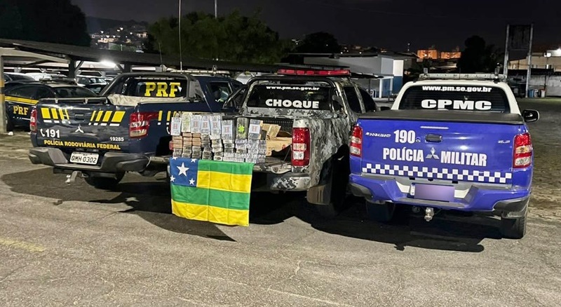 Operação conjunta prende dupla com 61 Kg de drogas em Sergipe