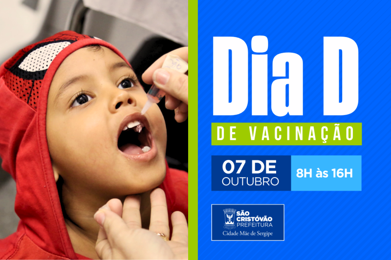 São Cristóvão realiza mutirão de vacinas de rotina para crianças e adolescentes
