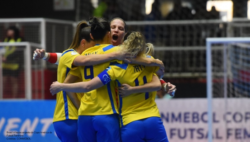 Brasil é heptacampeão da Copa América de Futsal Feminino 2023
