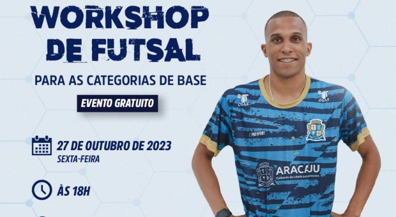 Secretaria da Juventude e do Esporte abre inscrições para workshop de futsal