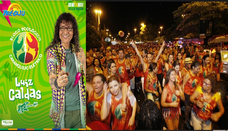 Sob o comando de Luiz Caldas, Caranguejo Elétrico virá como bloco gratuito e festa à fantasia