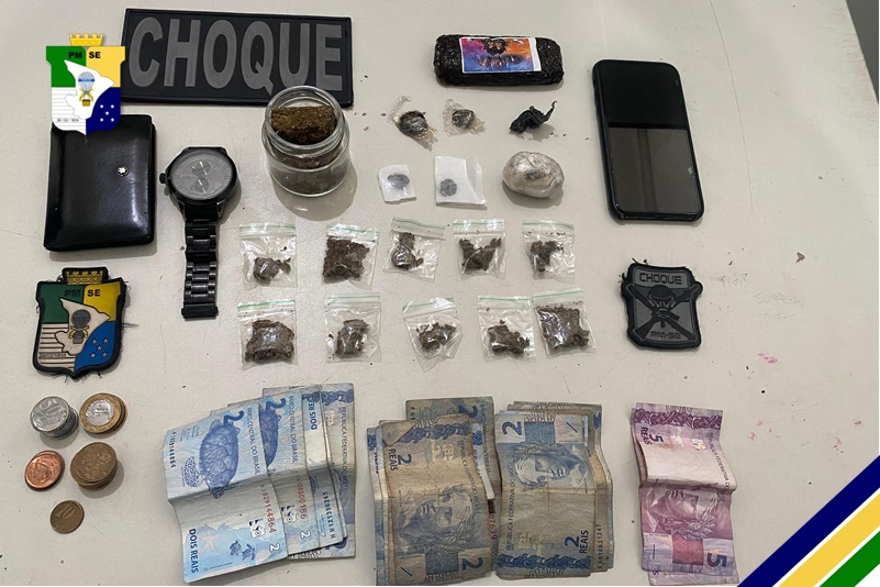 Suspeito de vender drogas no centro de Aracaju é preso