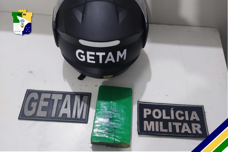 Getam apreende um tablete de maconha no Bairro Lamarão