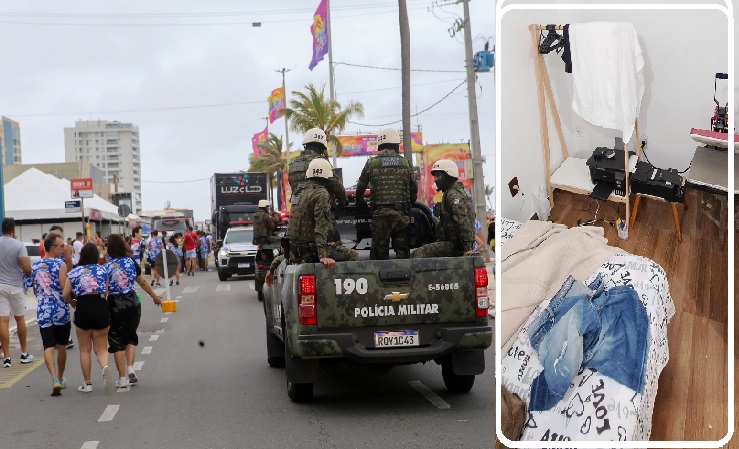 Nove pessoas que fabricaram e tentavam vender abadás falsos do Pré-Caju, são presas em Aracaju