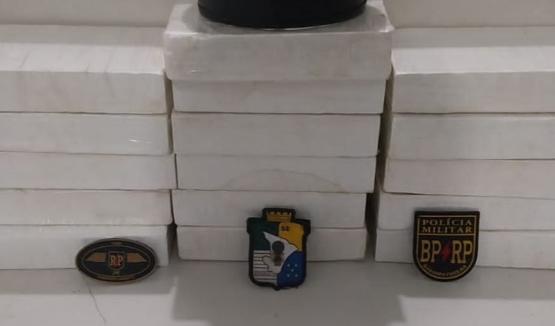 Polícia apreende 16kg de cocaína em São Cristóvão