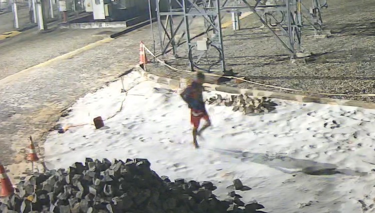 SSP divulga imagem de autor de furto de fiação de cobre que causou prejuízo a fornecimento de energia