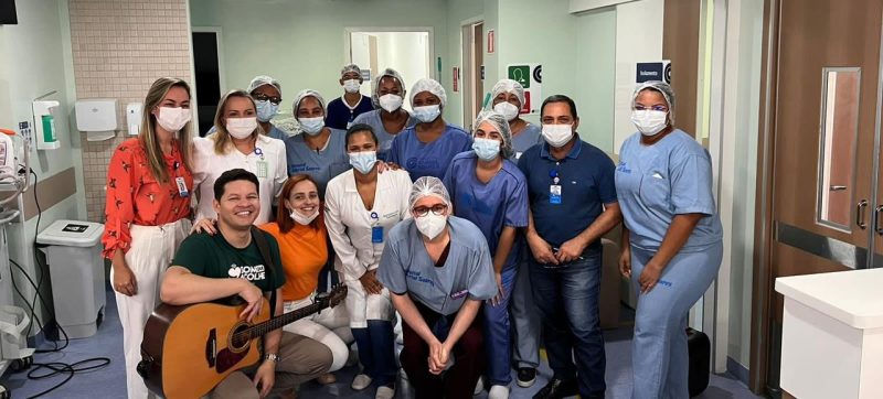 Celebração de fim de ano marca acolhimento no Hospital Gabriel Soares