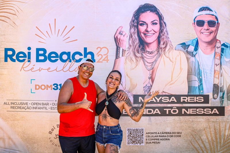 Maysa Reis e banda Tô Nessa agitam o réveillon all inclusive do Rei Beach