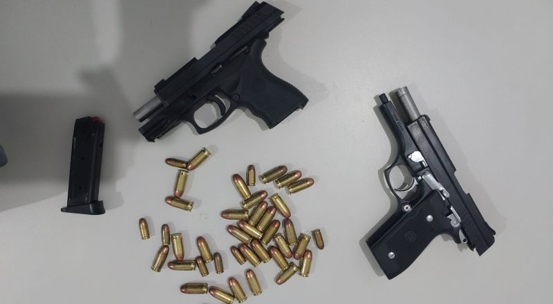 Ex-presidiários são presos com armas de fogo em Areia Branca