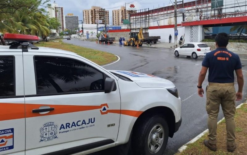 Defesa Civil monitora a instabilidade climática em Aracaju