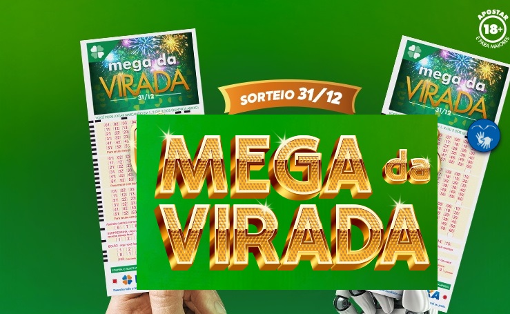 Apostas para Mega Sena da virada 2023, poderão ser feitas pela internet