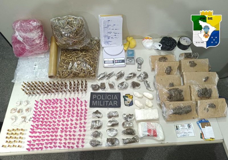 BPChoque desarticula esquema de tráfico de drogas em Aracaju