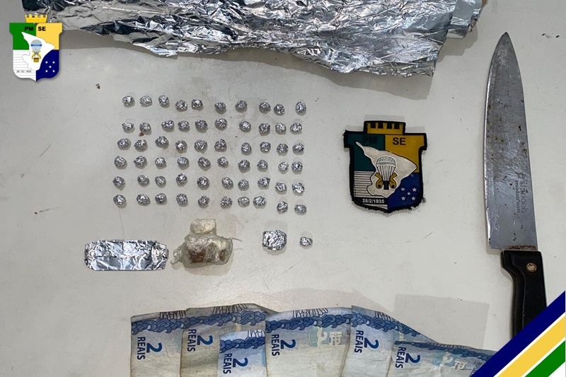Suspeito de comercializar drogas é preso em Nossa Senhora do Socorro