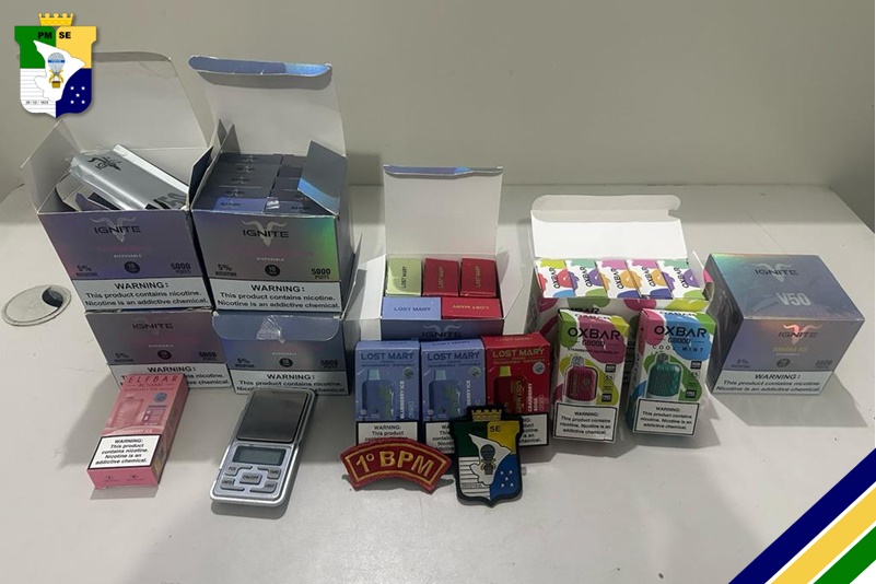 Suspeito por contrabando de cigarros eletrônicos é preso em Aracaju