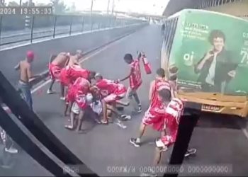 Polícia divulga imagens dos membros de torcida organizada que espancaram e mataram torcedor em Aracaju