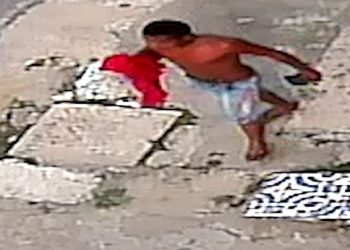 Polícia divulga imagens de suspeito do latrocínio contra idoso em Aracaju