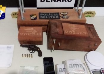 Getam prende suspeito, apreende drogas e um revólver calibre 38 em São Cristóvão