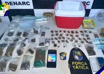 BPTur apreende mais de 1 kg de drogas na Zona Sul da Capital